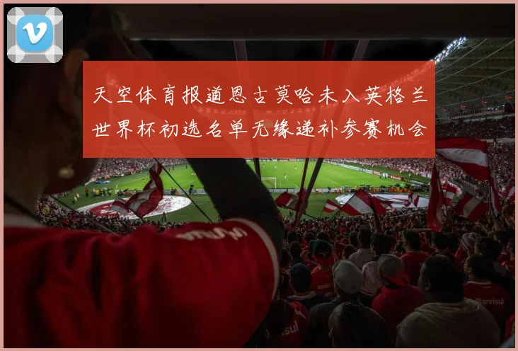 天空体育报道恩古莫哈未入英格兰世界杯初选名单无缘递补参赛机会
