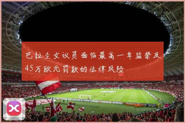 巴拉圭女议员面临最高一年监禁及45万欧元罚款的法律风险
